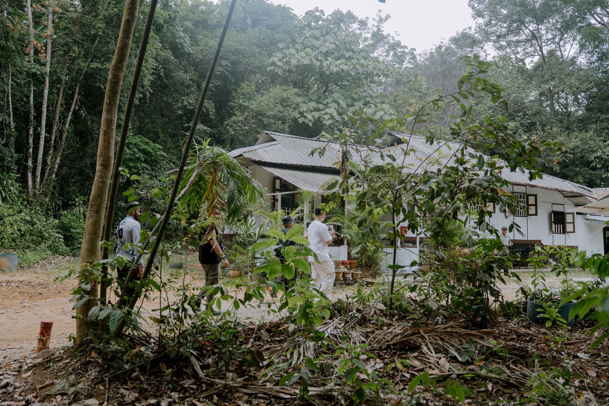 Interior of the traditional kampung house